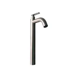 HICASA - Grifería Agua Fria Baño Alta Acero Consumo 9 l/min