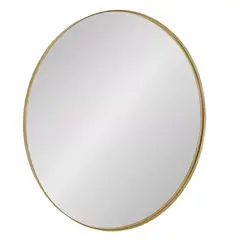 DE CASA - Espejo Decorativo Circular Dorado 60cm