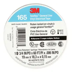 3M - Cinta Temflex 165 Blanca 19mm x 18.3m