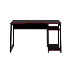 BONNO - Escritorio Gamer Oficina Sirion 75X136X60 Negro/Rojo