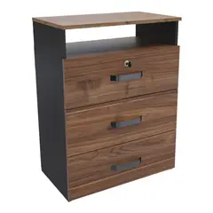 JUST HOME COLLECTION - Comoda Modena 80x60x36.3cm Gales Negro