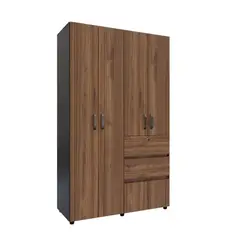 undefined - Armario Turin 200x120x50cm Gales Negro