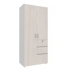 JUST HOME COLLECTION - Vd Armario Florencia 200x90x50cm Niebla Blanco