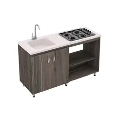 FIRPLAK - Kit Cocina 150 Bco-mueble Inferior Vive Mitte