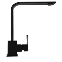 STYLOS EN BRONCE - Grifería Monocontrol Lavaplatos Cambridge C.Recto Negro/Ktl2157n Consumo 8.3 l/min