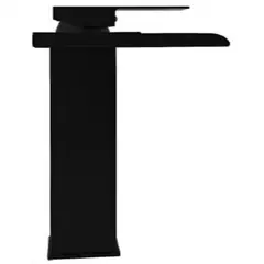 STYLOS EN BRONCE - Grifería Monocontrol Lavamanos Alta Canaletta C.Rct Negra Consumo 8.3 l/min