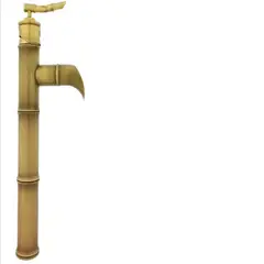 STYLOS EN BRONCE - Grifería Monocontrol Lavamanos Alt Bambú Vintage Consumo 8.3 l/min