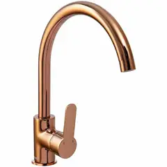 STYLOS EN BRONCE - Grifería Lavaplatos Monocontrol Alta. Acabado Cobre Consumo 8.3 l/min