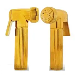 STYLOS EN BRONCE - Spray Bidet Zamak Dorada Con Manguera Y Soporte