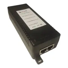 GENERICO - Inyector Poe 30W 1 Giga 10/100/1000mbps