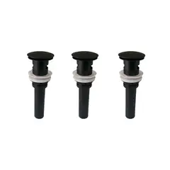 INKORPORAR - Set Desagues Push Sin Rebose Negro Matex3