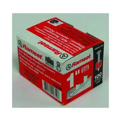 RAMSET - Clavo Perforador de 2.54 cm Paquete de 100 Unidades