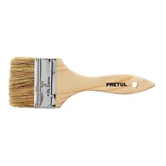 PRETUL - Brocha de 3'' Con Mango de Madera. Usos Generales