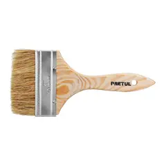 PRETUL - Brocha de 4'' Con Mango de Madera. Usos Generales