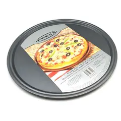 PRESS - Bandeja Molde Redonda para Pizza 32.5 x 0.9 cm 77109 Gris