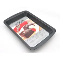 PRESS - Bandeja Molde para Brownies 30.5x20.3x4 cm 77108 Gris