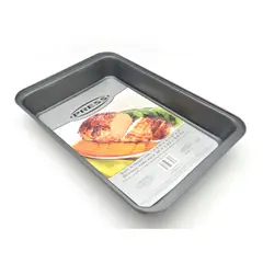 PRESS - Bandeja para Asado Horno 36.5x25x5 cm 77106 Gris
