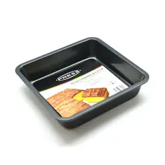 PRESS - Molde Cuadrado para Tortas Pastel Ponqué 22.5x5 cm 77103 Gris