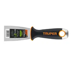 TRUPER - Espátula Flexible de 5 cm En Acero Inoxidable. Comfort Grip