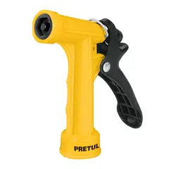 PRETUL - Pistola Plástica para Manguera 2 Funciones. Largo 10 cm