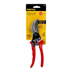 PRETUL - Tijera para Poda de 22 cm Con Cuchilla En Acero Templado