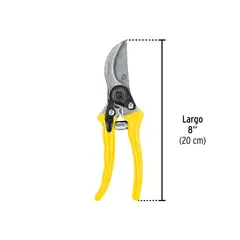 TRUPER - Tijera para Poda de 22 cm Con Cuchilla En Acero Templado