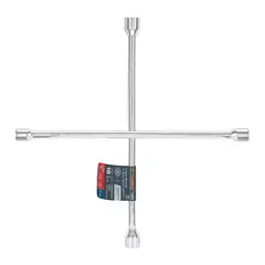 TRUPER - Cruceta Cromada 46 cm Copas de 17 Mm. 3/4''. 13/16'' y 7/8''