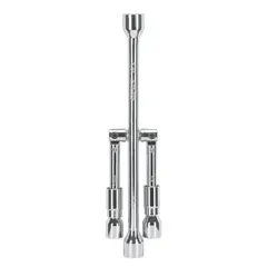 TRUPER - Cruceta Plegable. Copas de 17 Mm. 3/4''. 13/16'' y 7/8''