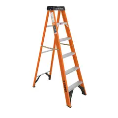 TRUPER - Escalera 1.8 m 5P Tijera en Fibra de Vidrio Tipo II 175 kg