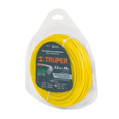 TRUPER - Hilo Redondo Para Guadaña 48Mt Diámetro 3.3Mm