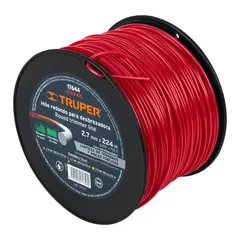 TRUPER - Hilo Redondo Para Guadaña 224Mt Diámetro 2.7 Mm