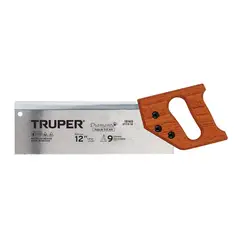 TRUPER - Serrucho de Costilla de 30 cm 9 DPP con Mango de Madera