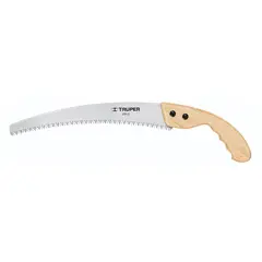 TRUPER - Serrucho Curvo Cortador de Ramas Tradicional Cuchilla 12''