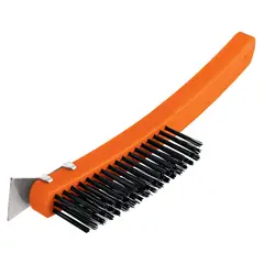 TRUPER - Cepillo de Alambre de Acero al Carbono con Espátula