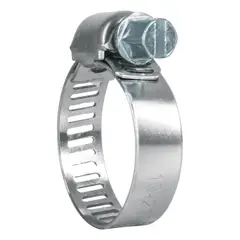 FIERO - 10 Mini Abrazaderas En Acero Inoxidable Desde 13 Mm a 22 Mm