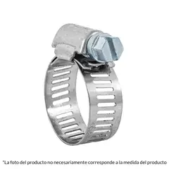FIERO - 10 Abrazaderas En Acero Inoxidable Desde 16 Mm a 23 Mm