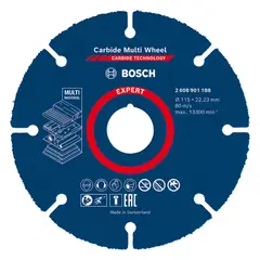 BOSCH - Disco Multimaterial Madera Expert 4 1/2pg 115mm