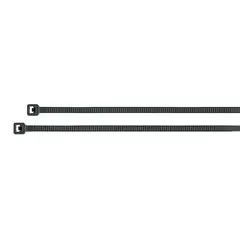 VOLTECK - 100 Amarres Plásticos de 20 cm Tensión 18 Libras Negro