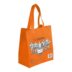 TRUPER - Bolsa Ecológica de Tela 34 cm x 30 Cm. 30 kg Naranja