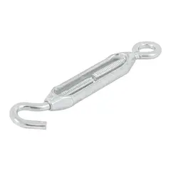 FIERO - Tensor de 13 cm En Acero Tipo Gancho - Argolla. Carga 50 kg