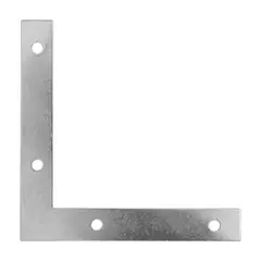 FIERO - 24 Ángulos Planos de Refuerzo de Acero de 4'' x 5/8''