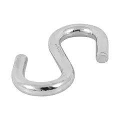 FIERO - Gancho Tipo S En Acero Al Carbono. Carga Máxima 39 kg