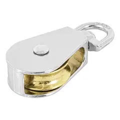 FIERO - Polea de 25 Mm. Capacidad 50 kg para Guaya. Cable O Cuerda