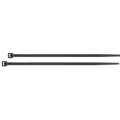 VOLTECK - 25 Amarres Plásticos de 50 cm Tensión 50 Libras Negro