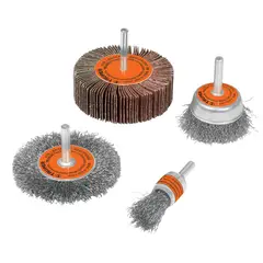 TRUPER - Juego de 4 Gratas para Metal y Madera Zanco de 1/4 Pulgadas