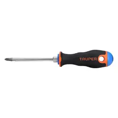 TRUPER - Destornillador de Estrella 1/4'' x 4'' Comfort Grip
