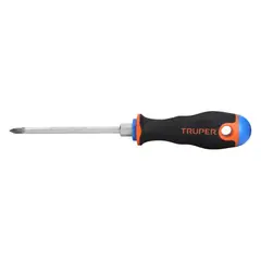 TRUPER - Destornillador de Estrella 3/16 Pulgadas x 4 Pulgadas Uso Profesional