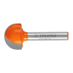 TRUPER - Fresa Media Caña Diámetro 3/4 Pulgadas Largo Corte 12.7 mm
