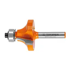 TRUPER - Fresa Redondeadora con Balinera Diámetro 1.1/4 Pulgadas