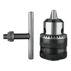 TRUPER - Mandril de 3/8 Pulgadas para Taladro y Percutor Incluye Llave